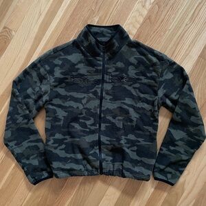 Bebe Sport Green Camouflage Soft  Fleece